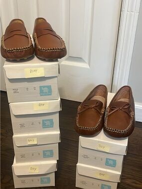 Elephantito Brown Boys Moccasin Slip-Ons
